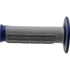 Renthal Dual Compound Grips - Twist Throttle - Blue, 1/2 Waffle G157