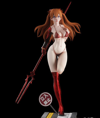 Asuka Langley Soryu 1/6 Scale Hand Painted Handmade Collectible Figure Statue