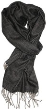 Super Soft Luxurious Classic Cashmere Feel Winter Scarf With Gift Box Black ...