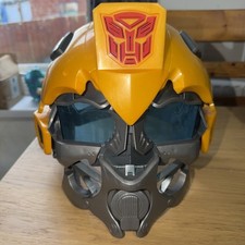 Transformers Bumblebee Voice Mixer  Helmet Costume Yellow Adjustable Mask I