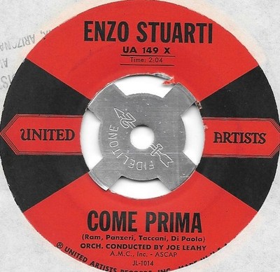 Enzo Stuarti - Come Prima (7'', Single)