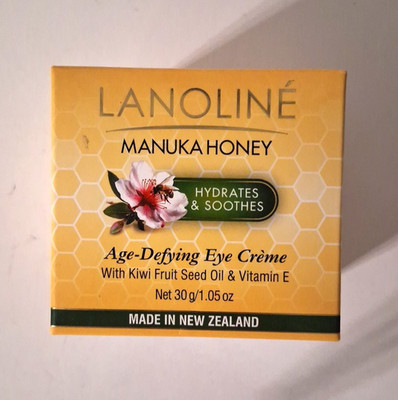 LANOLINÉ Manuka Honey Age Defying Eye Crème Hydrates New Zealand 1.05 oz New