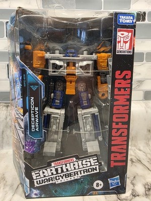 Transformers Earthrise WFC-E18 Decepticon Airwave Modulator Deluxe Class NEW...