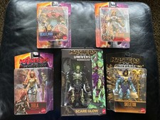 MOTU Chronicles Scare Glow Gold Skeletor Exclusive He-Man Beast Man Teela