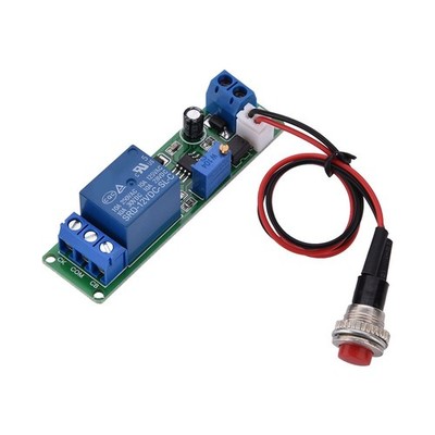 Timer Relay Module, DC 12V Adjustable Delay Turn Off Module Timing... 
