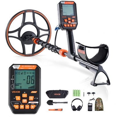 VEVOR Waterproof Metal Detector 12'' Professional Gold Detector for Adults IP68