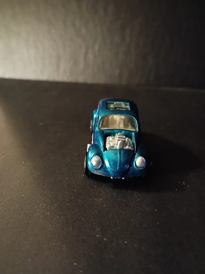 Volkswagen HotWheels Redline personalizado raro interior verde azulado/blanco 1967 Foto 4 de 4