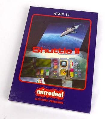 Atari ST Spiel in OVP (Big Box) -- SHUTTLE II (Microdeal) -- DISK