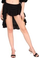 ThePirateDressing Steampunk Victorian Cosplay Costume Womens High-Low Show Girl