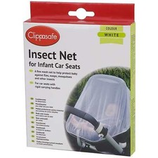 Clippasafe Universal Car Seat Insect Net Mesh Baby Proofing Travel Safety NEW