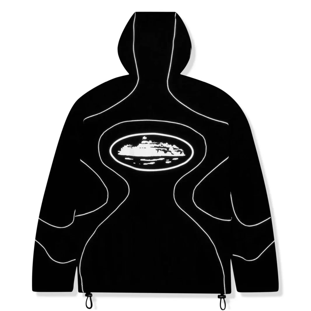 Nike x Corteiz NRG Track Jacket [Onyx Black] Size Large (L) Brand