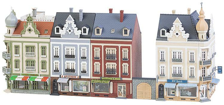 Old town wall set | Town houses | Urban flair | Miniature