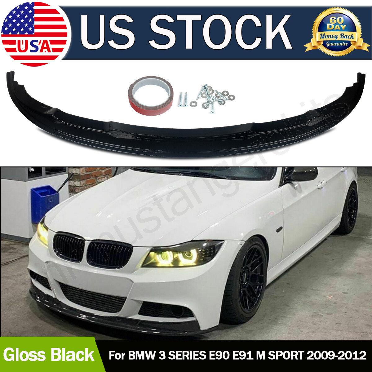 Paraurti Anteriore BMW Serie 3 E90 Sedan E91 Touring Pre LCI (2004-2008) M3 CS Design - Foto 5