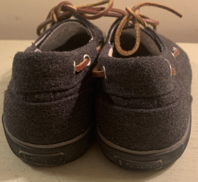 Polo Ralph Lauren Sander Dark Grey Flannel Loafers Boat  display picture 1