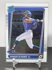 Edward Olivares 2021 Optic Rated Rookie RC #97 Kansas City Royals
