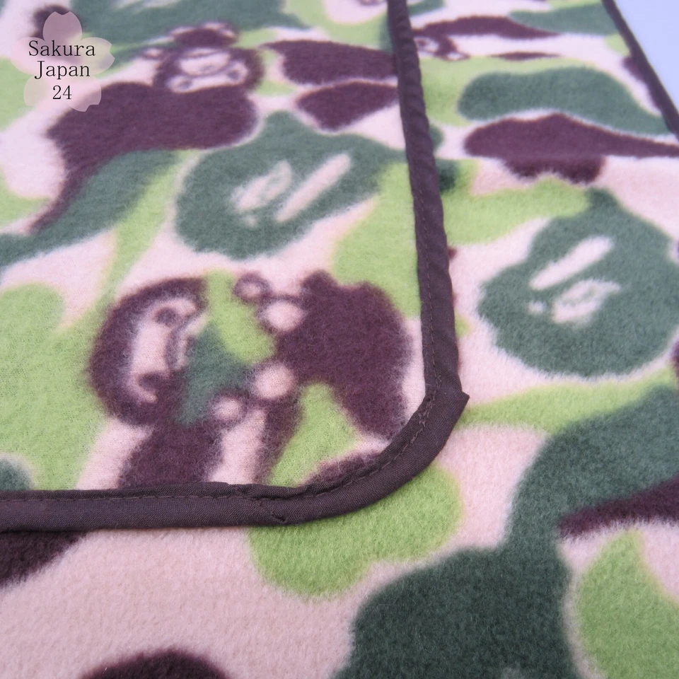 BAPE A Bathing Ape Mini Fleece Blanket Camo APE HEAD MILO 2007 SS Mag Free Gift - Image 3 of 4