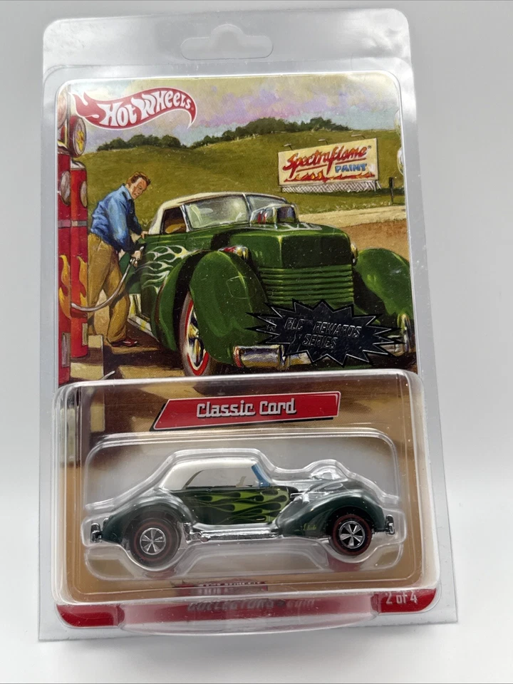 Hot Wheels RLC Classic Cord 1520/4041 Rewards Series Redline verde oscuro 2007 Foto 2 de 4