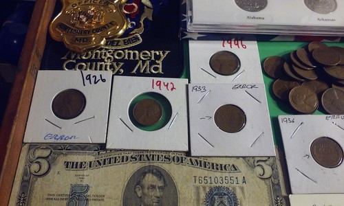 Junk Drawer Lot US Coins $5/2 Currency Bills Tokens Medals Some Silver + More - Picture 6 of 24