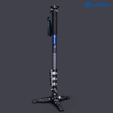 [Leofoto USA] Leofoto MV-324CL+VD-03 4-Section Video Monopod Kit w Base Support