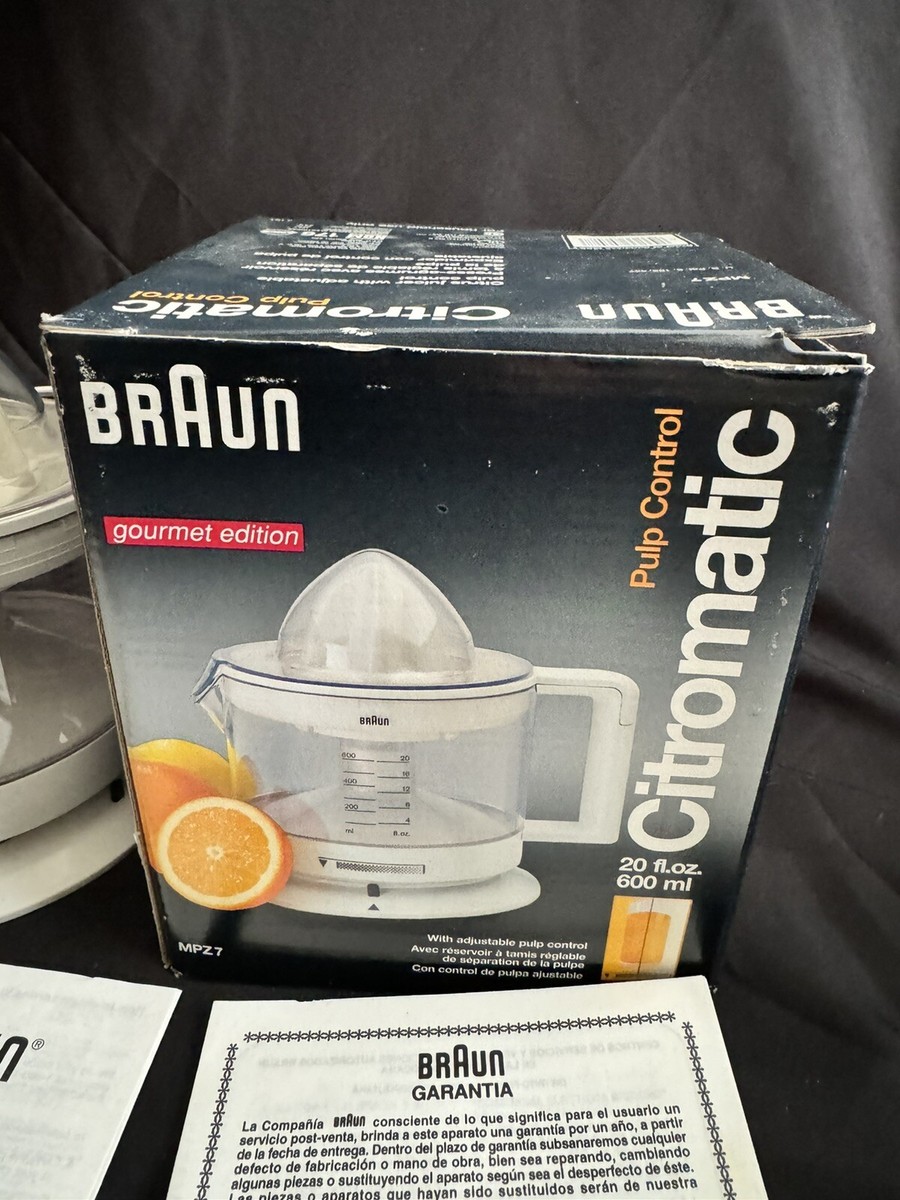 Braun Citromatic 4161 MPZ7 Automatic Electric Juicer Gourmet Pulp