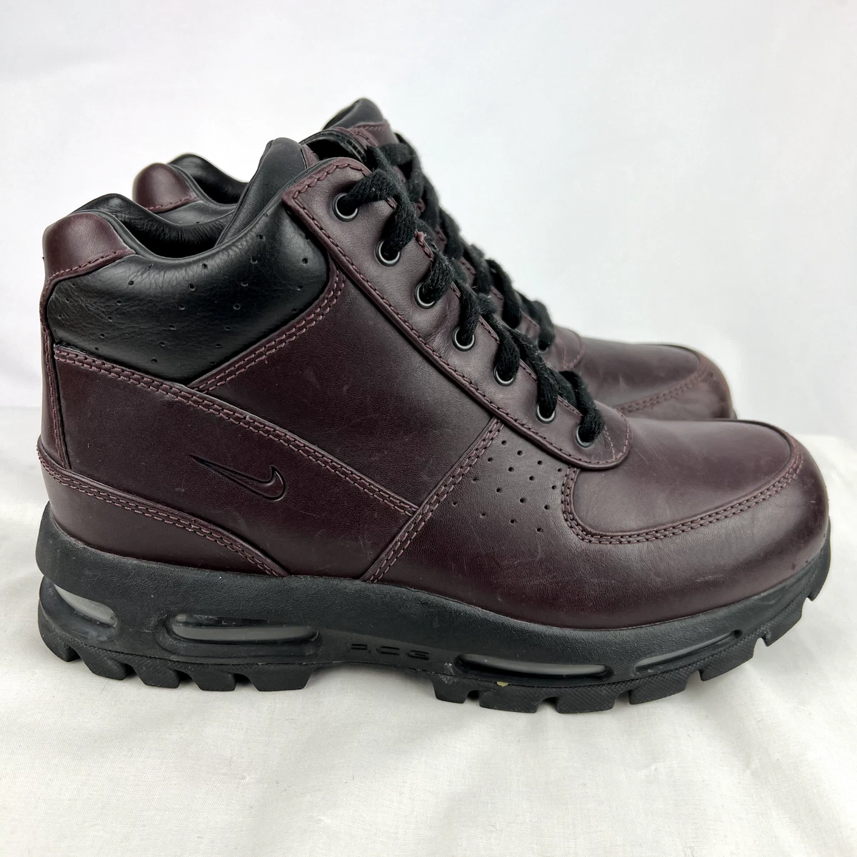 Nike ACG Boots Air Max Goadome Men s Size 9 Deep Burgundy Black