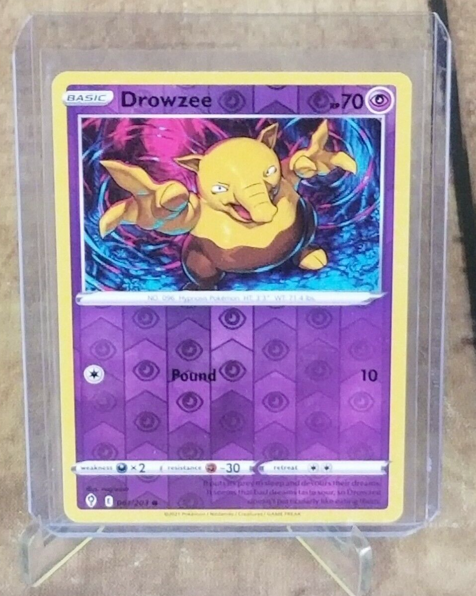 basic drowzee pokemon card value PokeZombies SERIES Drowzee Custom Pokémon card 07/12 – Walter Ivan Zamora main image 0