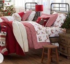 Rudolph The Red Nosed Reindeer Pottery Barn. Flannel Sheets. Twin