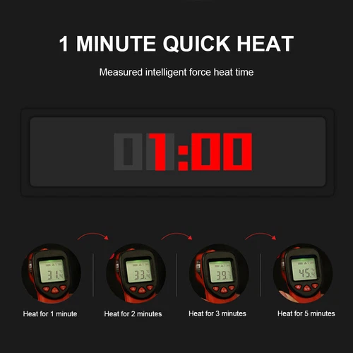NEW Electric USB Heated Vest Jacket w/ Battery Men Women Heating Thermal Coat US - Picture 8 of 55