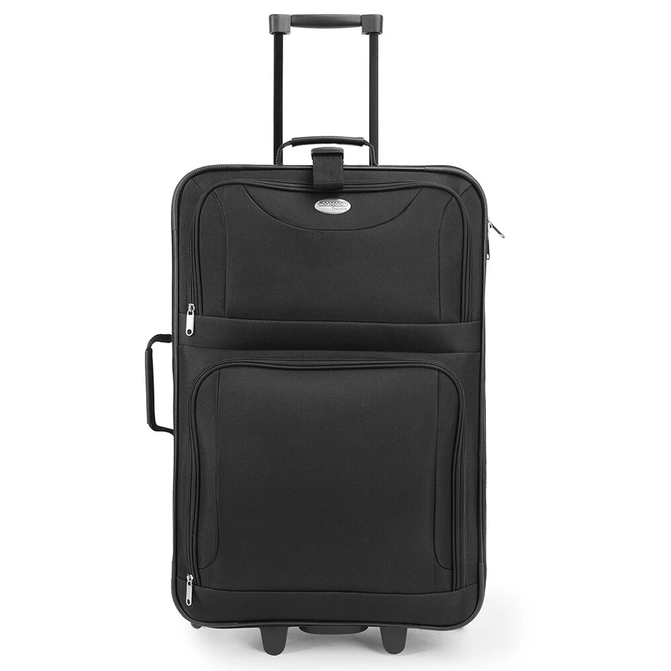 Kofferset Reisekoffer 5 Taschen Trolley Reise Koffer Set Tasche S M L XL schwarz - Bild 3 von 4