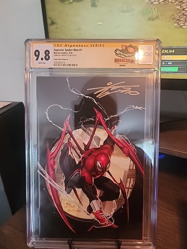 Superior Spiderman #1 Signed Inhyuk Lee Megacon  74/600 Custom Label 