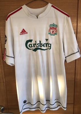 Liverpool 2009 2010 Away Champions League Shirt *KUYT 18* Holland Medium  UK