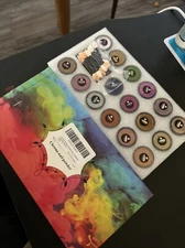 GAOY Nail Art Brush Kit/Artdone 16 Jars Chrome Unicorn Dipping Powder