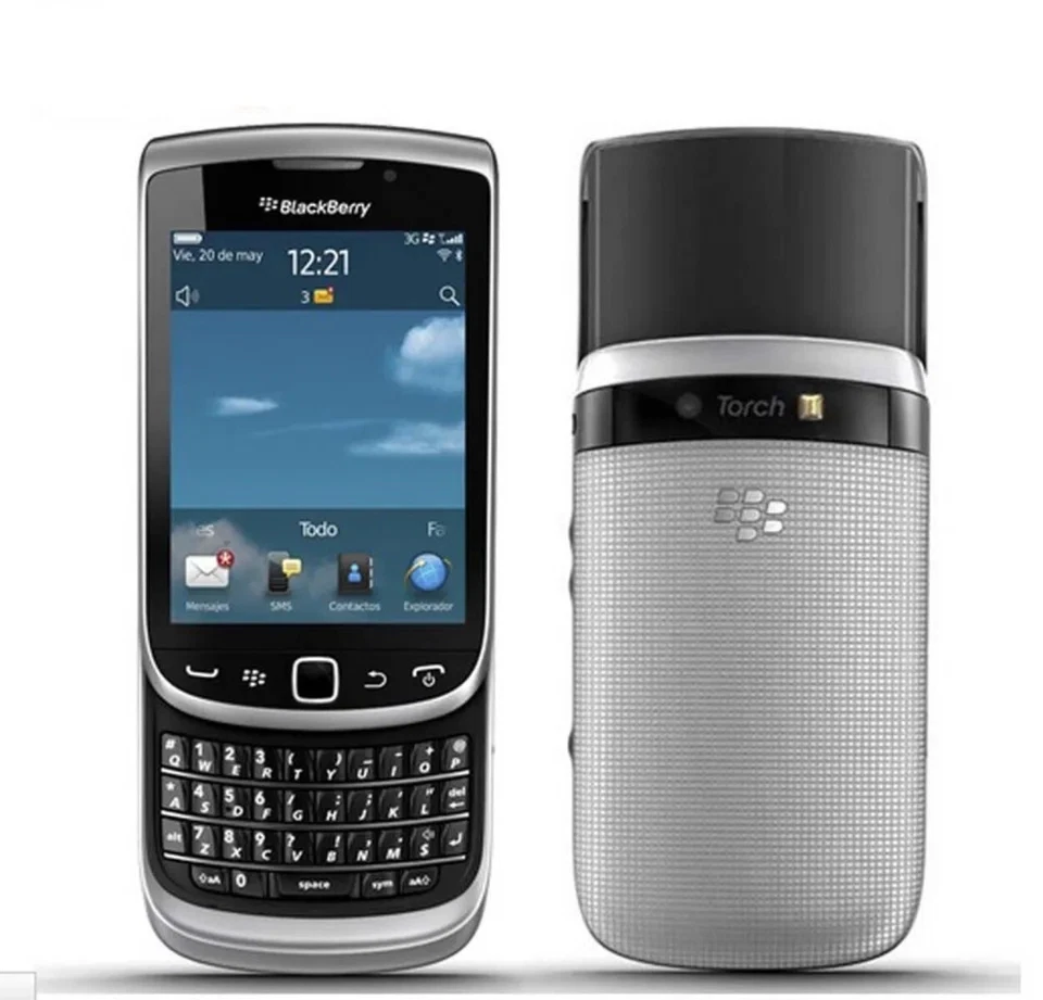 BlackBerry Torch 9810 Original 3G Wifi GPS 8GB 5MP Camera Keyboard Smartphone - Image 2 of 4