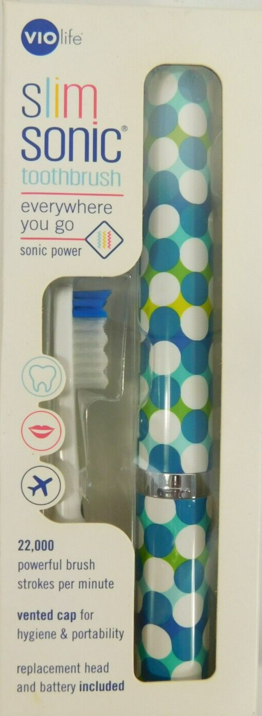 VIOLIGHT VIOLIFE SLIM SONIC ELECTRIC TOOTHBRUSH - DEEP SEA (