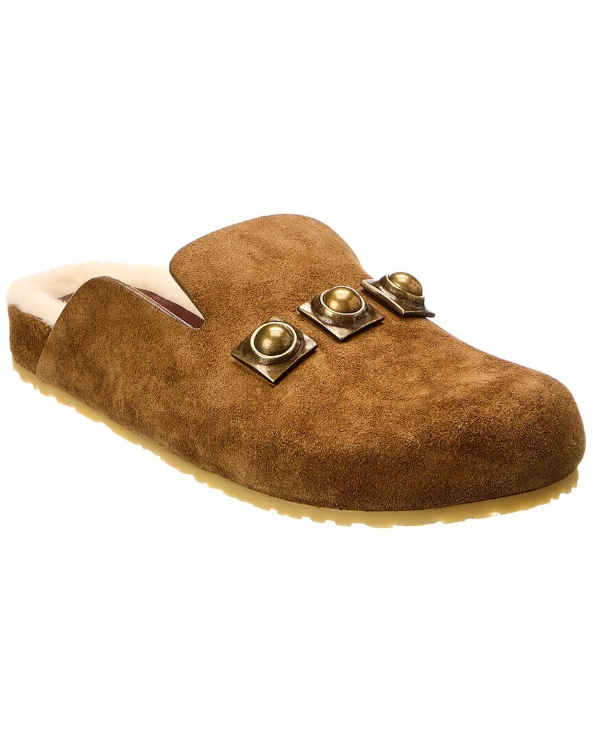 Замшевый мул Etro Женский коричневый 41