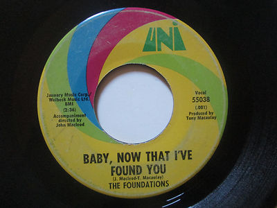 The Foundations Come On Back To Me b/w Baby Now That I've Found You Soul 45