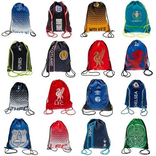 Football Club Drawstring Rucksack Gym Bag Swimming PE Kit Sport Fitness