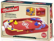 2-In-1 Multishot Game Soccer & Knock Hockey