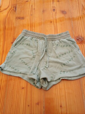 Friends green sweat shorts sz m