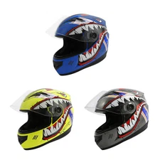 Full Face ATV Motorcycle Helmet Youth Child DOT Kids Small Medium Large XL XXL