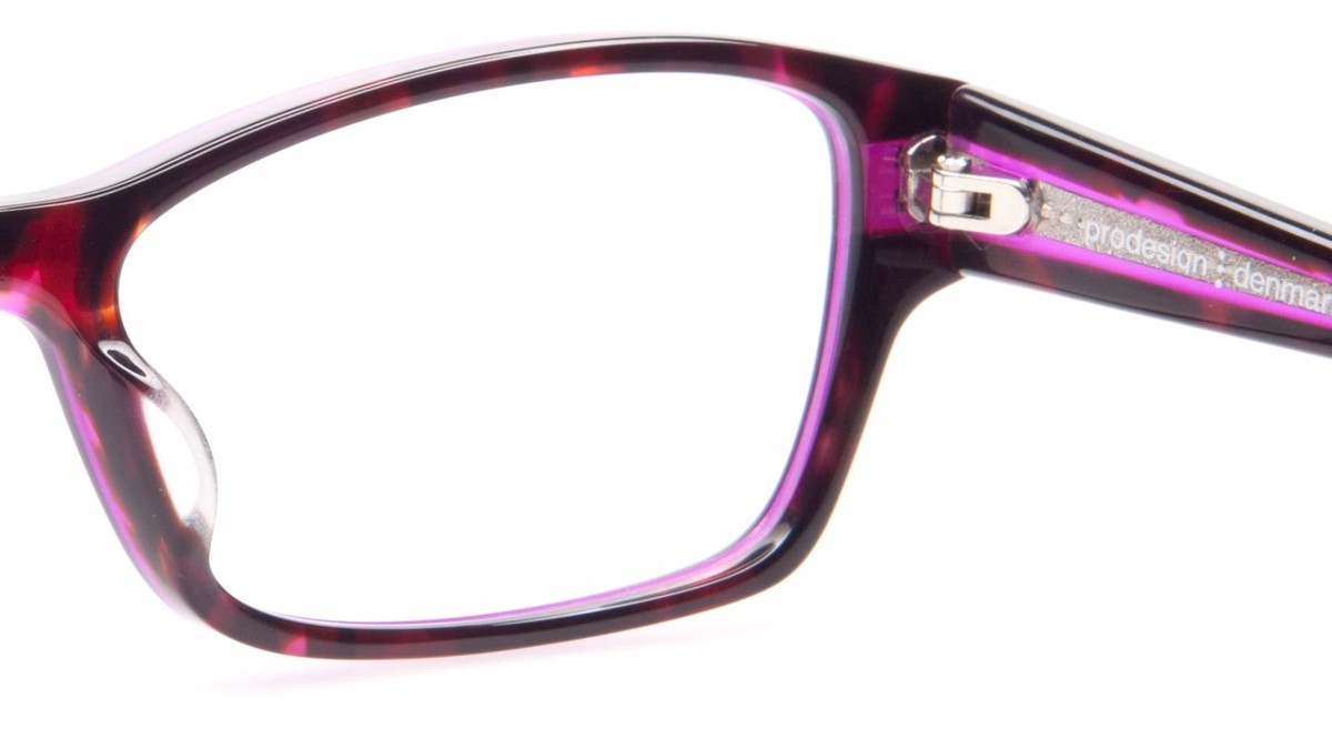 NEW PRODESIGN DENMARK 1749 c.4332 PINK/BROWN EYEGLASSES 55-15-140