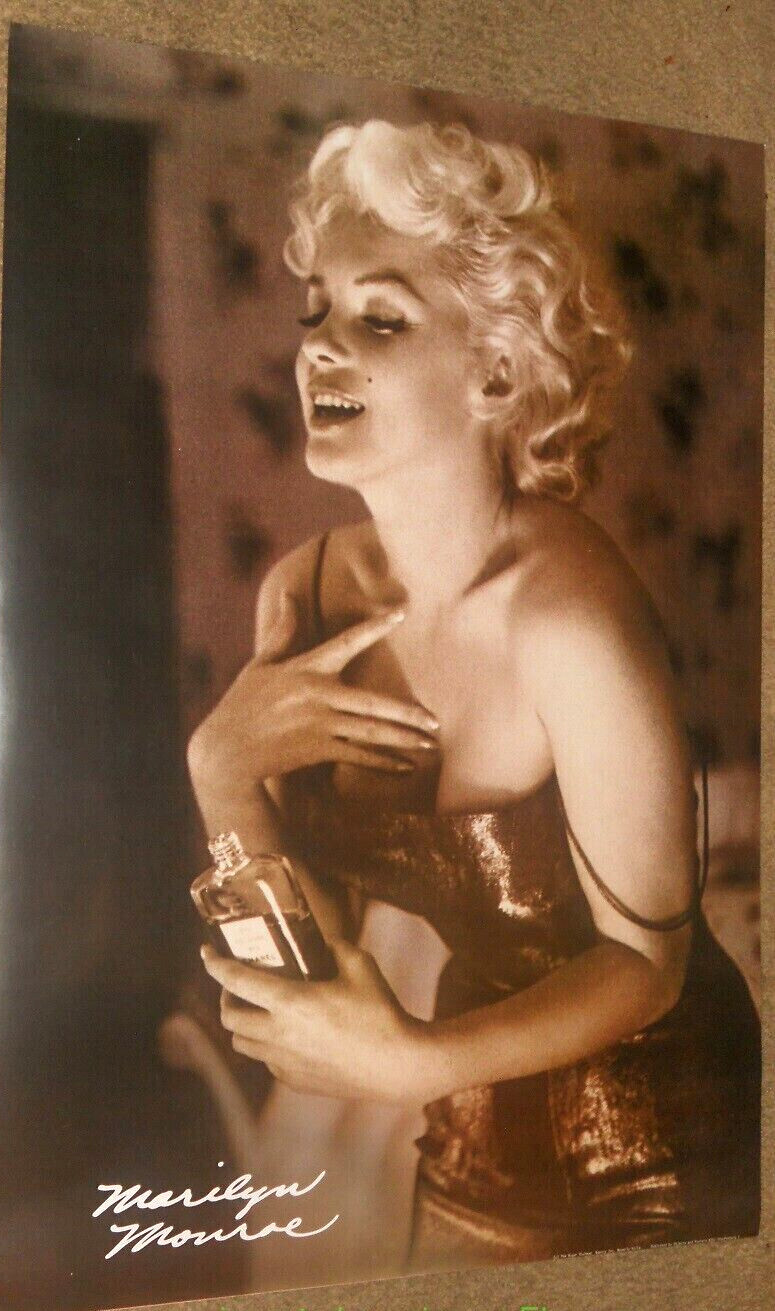 Fragrance Marilyn Monroe Chanel Number MARILYN MONROE POSTER 26×38