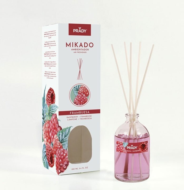 Prady Mikado Ambientador Frambuesa 100 Ml - Imagen 2