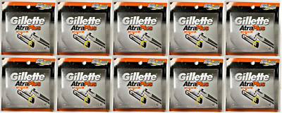 Gillette Atra Plus Refill Razor Blade Cartridges, 100 Count (Unboxed)