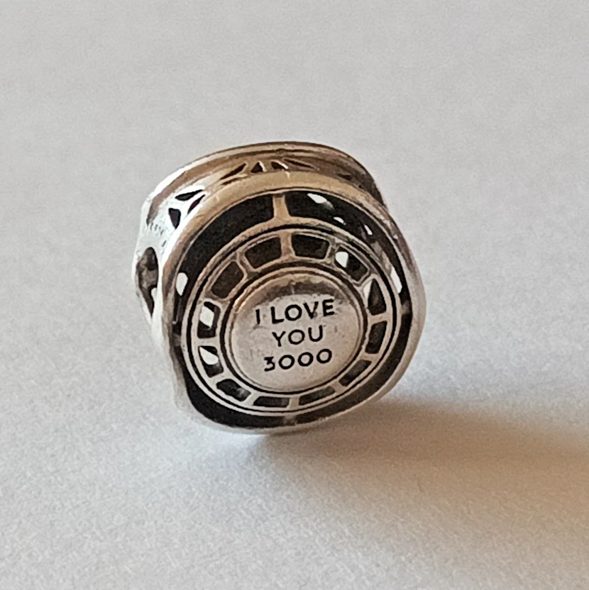 Pandora x Marvel The Avengers Iron Man Arc Reactor "I Love You 3000" S925ale - Image 2 of 4