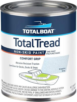 #ad Non Skid Deck Paint Marine Grade Anti Slip Traction Coating for Boats Wood 32Oz $75.39