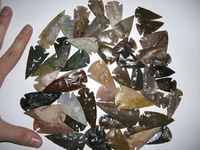 25 arrowheads arrowheads pointes fleche Punta di freccia 3.5-6cm