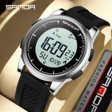 Reloj deportivo digital multifunción para hombre SANDA a prueba de luz