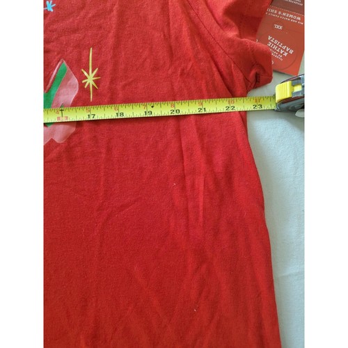T-shirt donna Holiday Feliz Navidad abbinata famiglia Wondershop rossa XXL - Foto 3 di 8