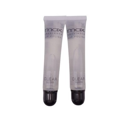 NEW MAX Makeup Set Two Cherimoya Lip Polish Clear Gloss .5oz / 15ml Korean Beaut